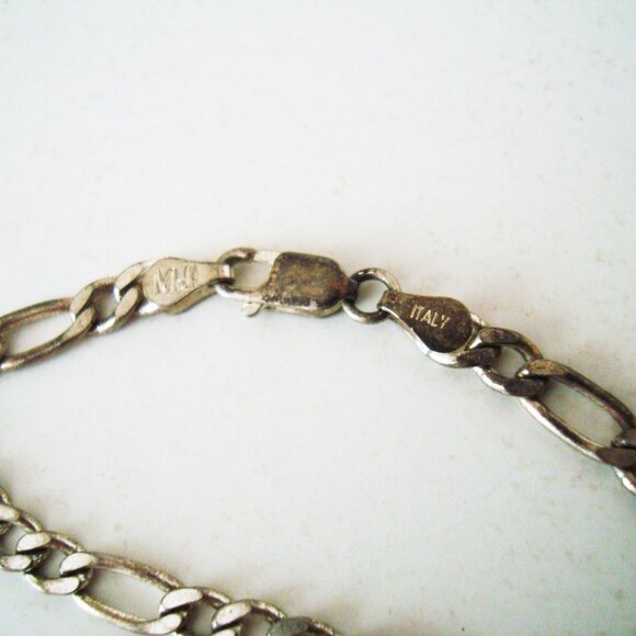 VGUC 925 Silver Bracelet Marked MJI Italy Pre-loved - Picture 7 of 9